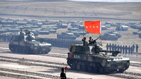 Russland und China üben den großen Einsatz