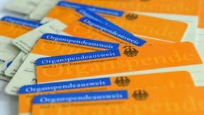 Wurfpost für die Organspende 