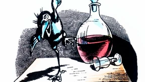 Loses Maul auf schlüpfrigem Abhang