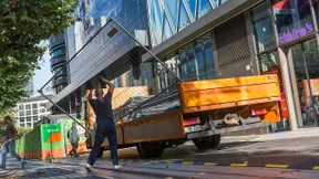 Einkaufen zwischen Großbaustellen