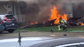 Dramatischer Absturz bei Flugshow