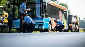 Linienbus in Münster verursacht Massencrash