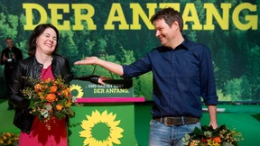 Baerbock und Habeck zu Grünen-Vorsitzenden gewählt