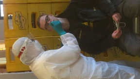 Schnelltest in der Bierschwemme