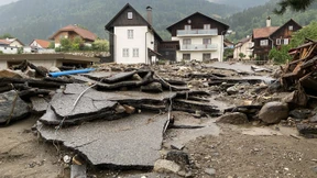 Ein Toter bei Überschwemmungen in Österreich
