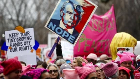 Hunderttausende demonstrieren gegen Präsident Trump