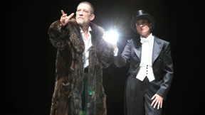 Das unteuflische Paar:  Mephisto und der alte Faust in Frankfurt