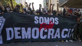 Fußballfans gegen Bolsonaro