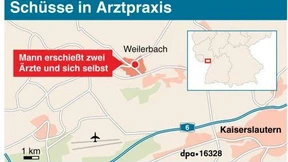 Rentner erschießt zwei Ärzte in Praxis und sich selbst