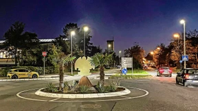 Ein Engel für den Kreisverkehr