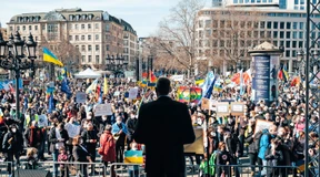 Friedenskundgebungen in Frankfurt und Wiesbaden