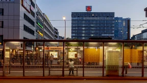 Ein Imbiss mit Krypto-Farm