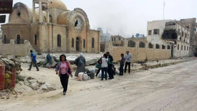 Waffenlager in der Kirche