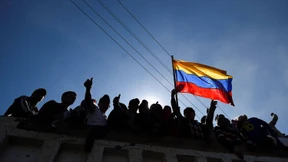 Regierungsgegner in Ecuador feiern