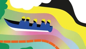 Alle sitzen in einem Boot