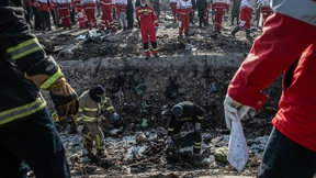 Ukrainisches Flugzeug brannte vor Absturz in Iran