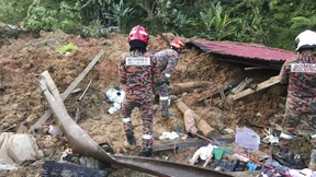 Todeszahl nach Erdrutsch in Malaysia steigt auf mindestens 24