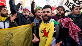 Kurden-Protest in Köln