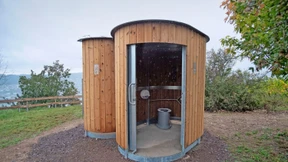 Stilles Örtchen in phantastischer Umgebung