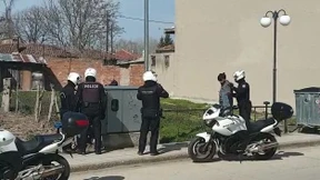 Griechische Polizei nimmt Flüchtlinge fest