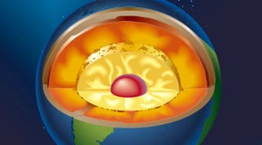 Bremsende Schichten im Erdinneren