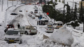 #White Jerusalem schon vor dem Schneesturm 