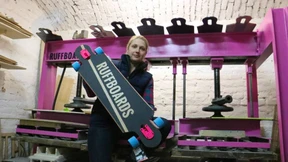 Mit dem Pisten-Brettl auf die Straße