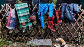 Das Schottenkaro ist auch was für Engländer