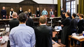 Große Anspannung im Gerichtsaal