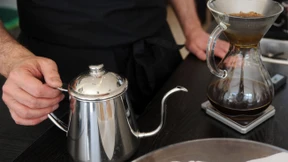 Endlich ist die Kaffeekanne wieder sauber