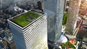 Schwarzer Tower, grüne Fächer