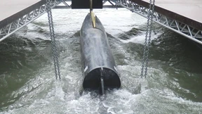 Schwimmende Kleinkraftwerke