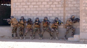 Kampfschwimmer in der Wüste