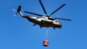 Bundeswehr leistet Löschhilfe