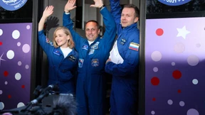 Filmteam startet zur ISS