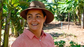 Ein Haus aus Termitenhügeln