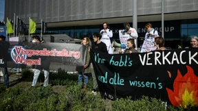 Aktivisten bei VW-Aktionärsversammlung