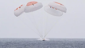 Kapsel mit vier Astronauten von der ISS landet im Pazifik