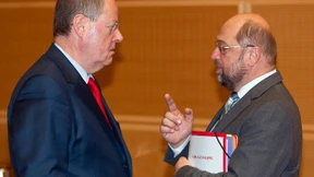 SPD wehrt sich gegen Steinbrück-Kritik an Schulz