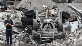 „Wie russische Drohnen eine ukrainische Stadt terrorisieren“