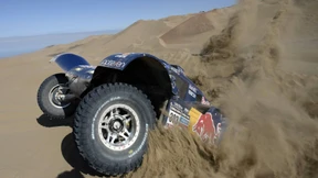 Gottschalk und Sainz stecken den Buggy in den Sand