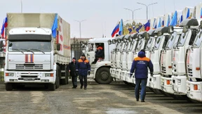 Russland schickt wieder umstrittenen Hilfskonvoi