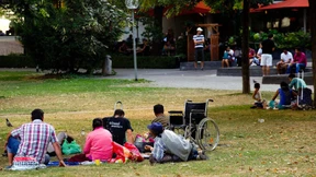 Die Armut Südosteuropas hat den Schlossgarten erreicht