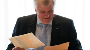 Beim Anblick der Wildschweine 