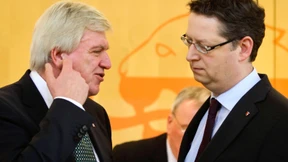 Schwarz-Gelb in Hessen knapp vorne