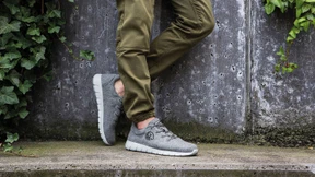 Wolle und Strick machen Schuhe schick