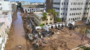 Allein in Darna haben 30.000 Menschen ihr Zuhause verloren