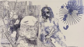 Mit Seilen gestempelt