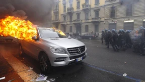 Straßenschlachten zur Eröffnung der Expo
