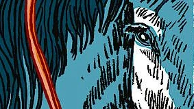 Glückliche Sattlerin